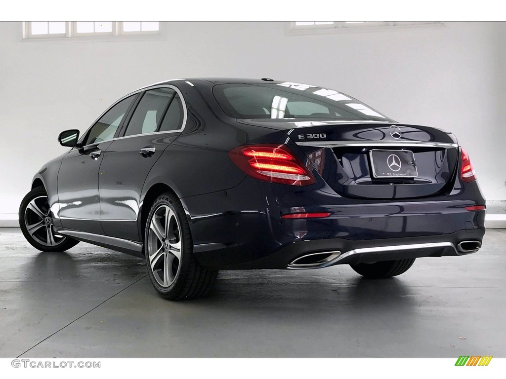 2018 E 300 Sedan - Lunar Blue Metallic / Black photo #10