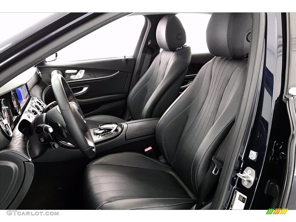 2018 E 300 Sedan - Lunar Blue Metallic / Black photo #14