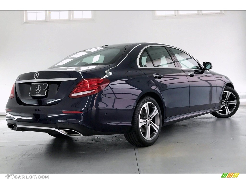 2018 E 300 Sedan - Lunar Blue Metallic / Black photo #16
