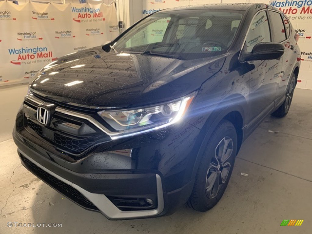 2020 CR-V EX-L AWD - Crystal Black Pearl / Gray photo #35