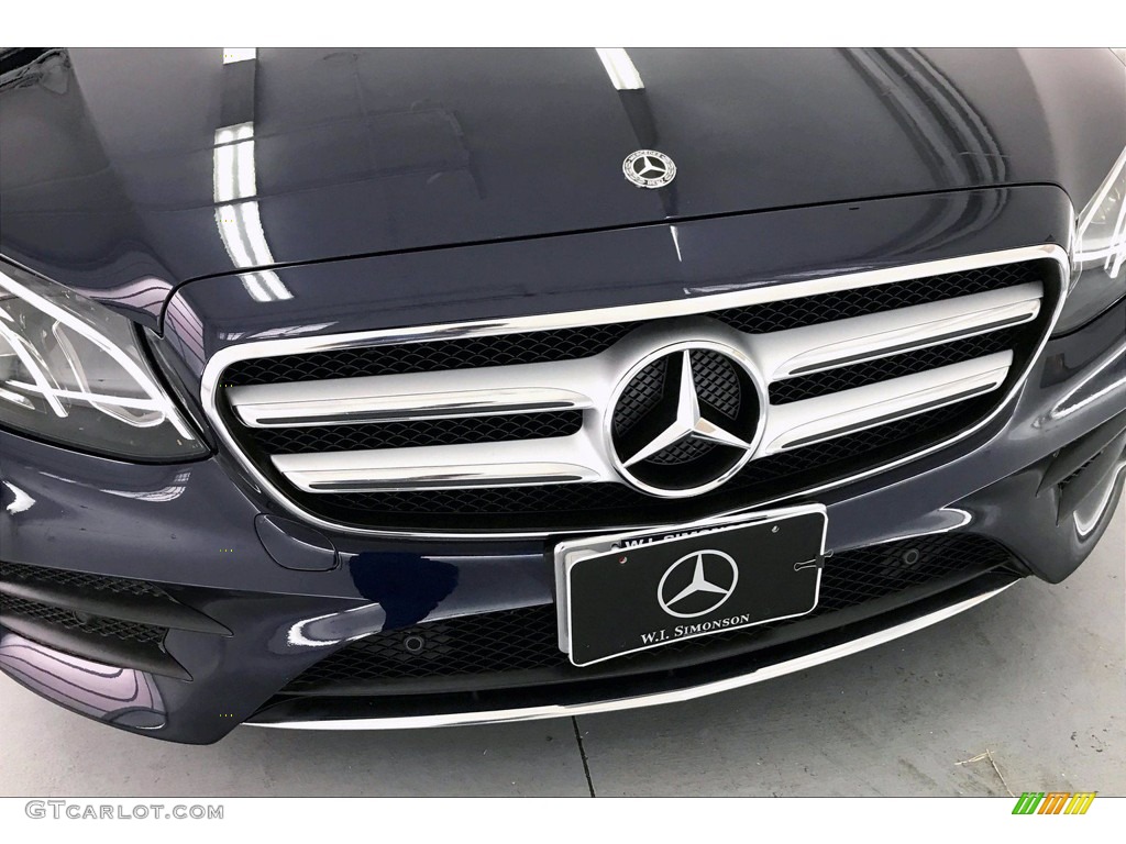 2018 E 300 Sedan - Lunar Blue Metallic / Black photo #33