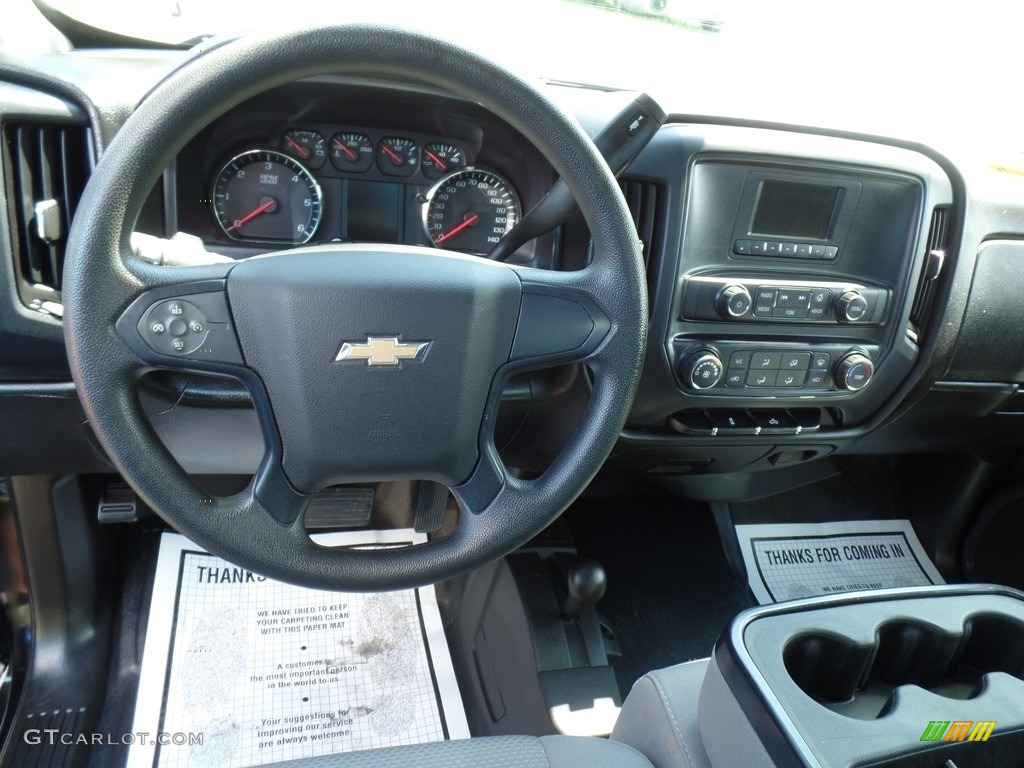 2016 Chevrolet Silverado 1500 WT Regular Cab 4x4 Dark Ash/Jet Black Dashboard Photo #139136565