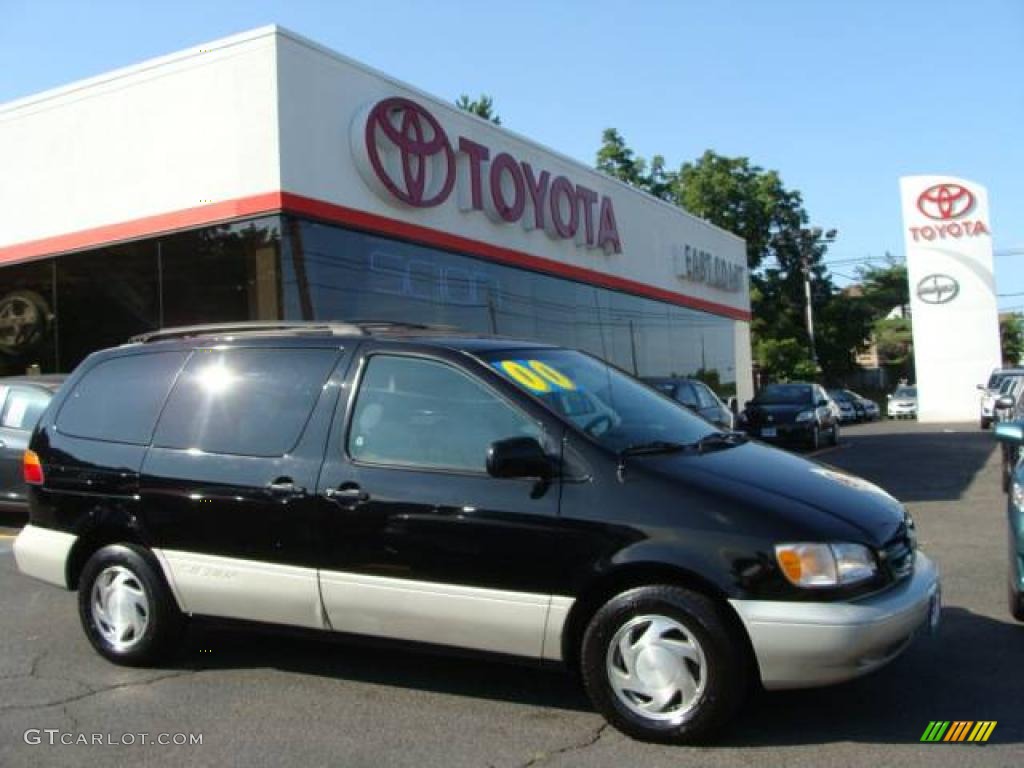 2000 Sienna XLE - Black / Gray photo #1