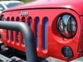 2008 Flame Red Jeep Wrangler Unlimited X 4x4  photo #13