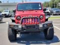 2008 Flame Red Jeep Wrangler Unlimited X 4x4  photo #21