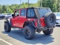 2008 Flame Red Jeep Wrangler Unlimited X 4x4  photo #24