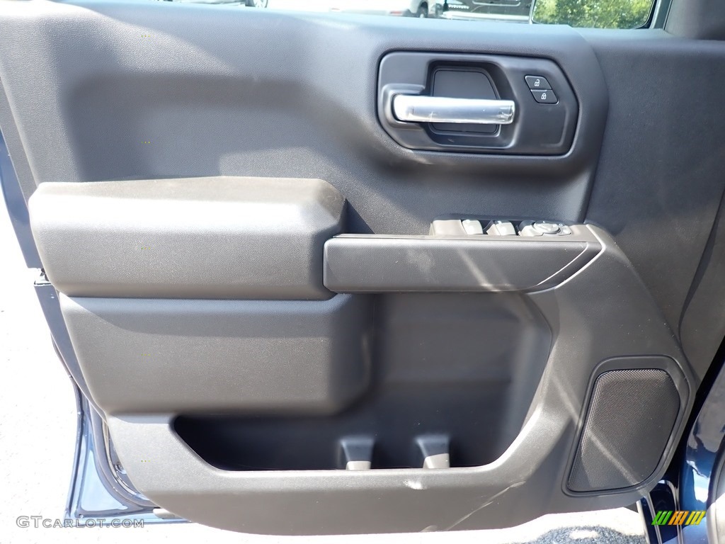 2020 Silverado 1500 Custom Double Cab 4x4 - Northsky Blue Metallic / Jet Black photo #14