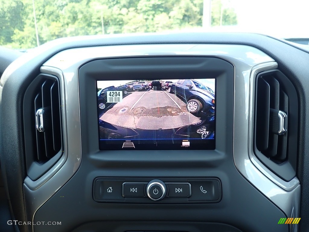 2020 Silverado 1500 Custom Double Cab 4x4 - Northsky Blue Metallic / Jet Black photo #17