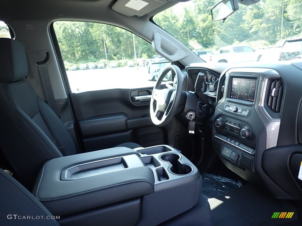 2020 Silverado 1500 Custom Double Cab 4x4 - Northsky Blue Metallic / Jet Black photo #10