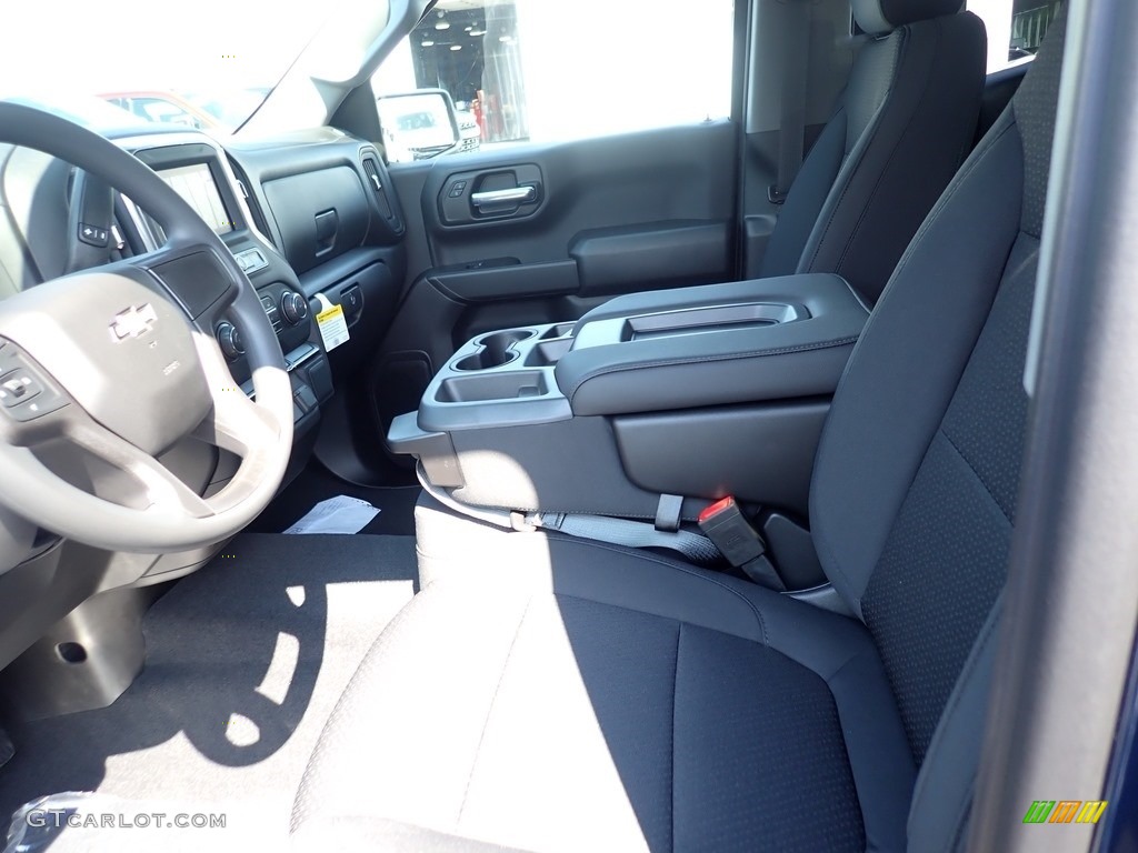 2020 Silverado 1500 Custom Double Cab 4x4 - Northsky Blue Metallic / Jet Black photo #11