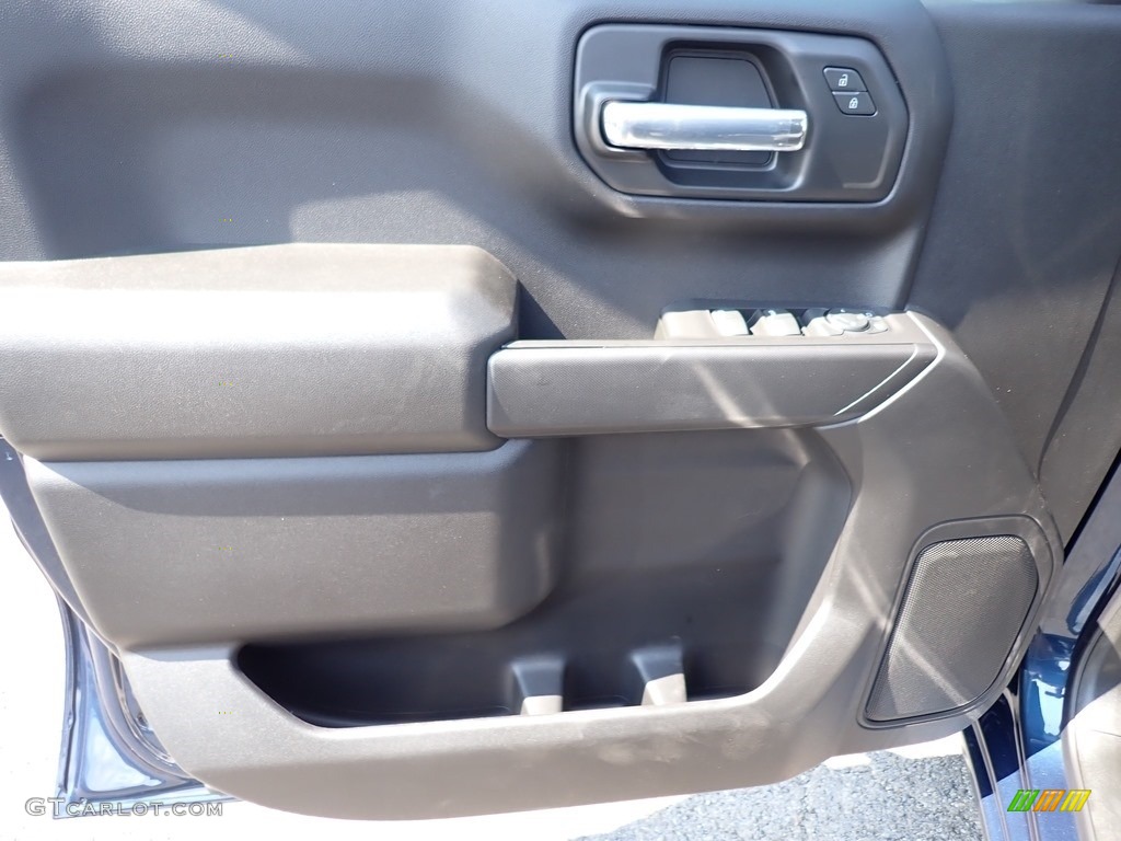 2020 Silverado 1500 Custom Double Cab 4x4 - Northsky Blue Metallic / Jet Black photo #12