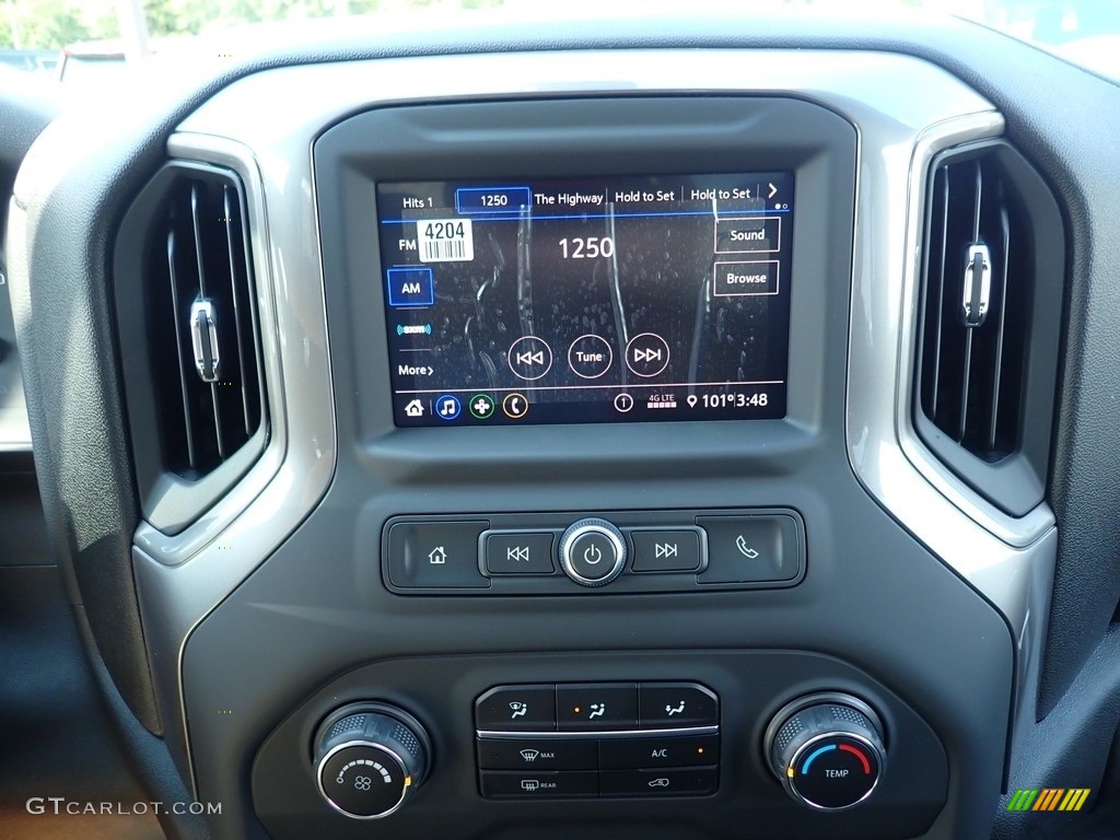 2020 Silverado 1500 Custom Double Cab 4x4 - Northsky Blue Metallic / Jet Black photo #14