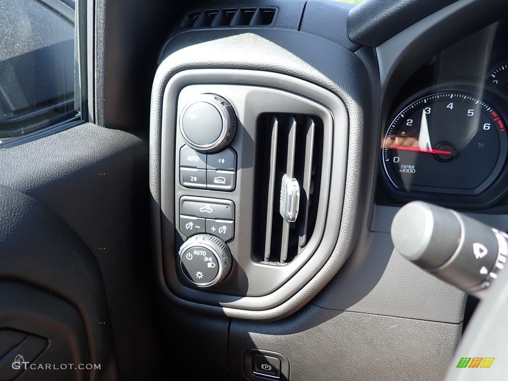 2020 Silverado 1500 Custom Double Cab 4x4 - Northsky Blue Metallic / Jet Black photo #17