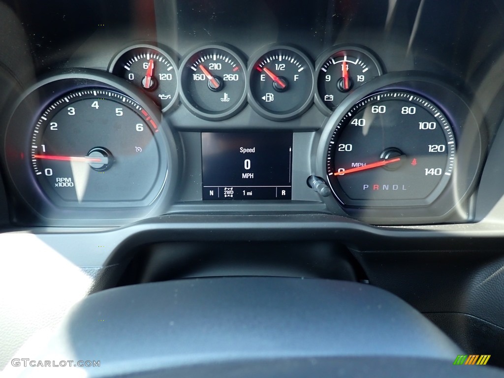 2020 Silverado 1500 Custom Double Cab 4x4 - Northsky Blue Metallic / Jet Black photo #19