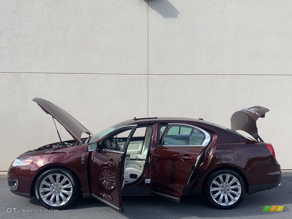 2009 MKS AWD Sedan - Cinnamon Metallic / Cashmere photo #42