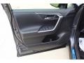 Black 2020 Toyota RAV4 Limited AWD Hybrid Door Panel
