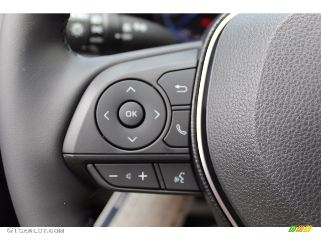 2020 Toyota RAV4 Limited AWD Hybrid Black Steering Wheel Photo #139139039