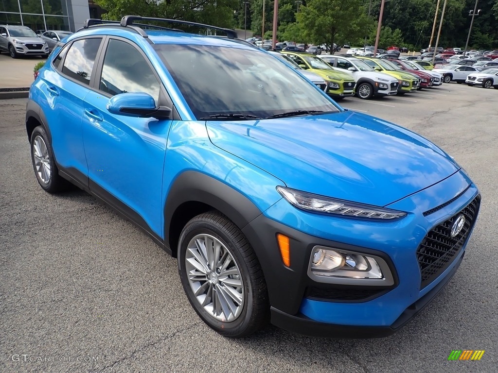 Surf Blue 2021 Hyundai Kona SEL AWD Exterior Photo #139139180