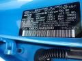  2021 Kona SEL AWD Surf Blue Color Code Z3U