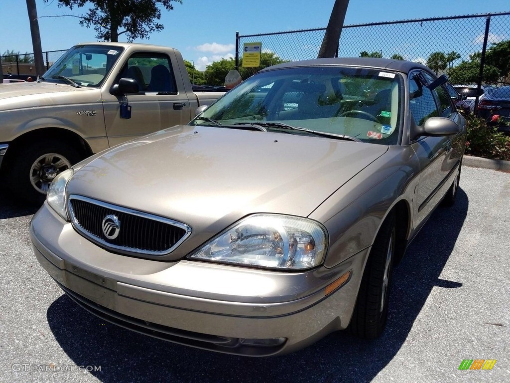 2002 Sable LS Premium Sedan - Arizona Beige Metallic / Medium Parchment photo #3