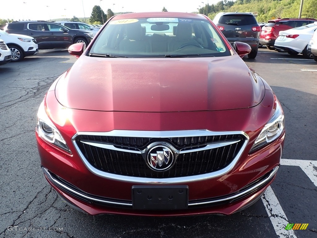 2017 LaCrosse Essence - Crimson Red Tintcoat / Light Neutral photo #3