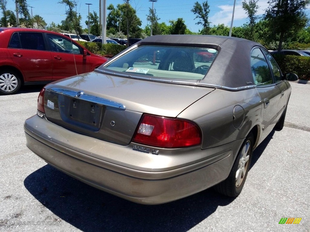 2002 Sable LS Premium Sedan - Arizona Beige Metallic / Medium Parchment photo #11