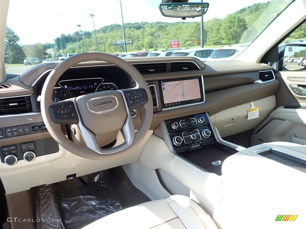 Teak/­Light Shale Interior 2021 GMC Yukon Denali 4WD Photo #139141934