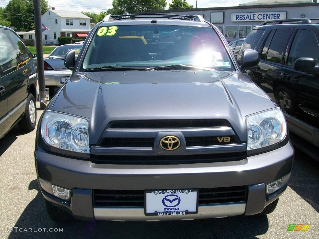 2003 4Runner Limited 4x4 - Galactic Gray Mica / Stone photo #8