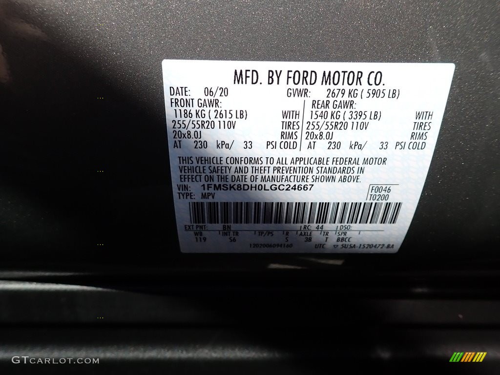2020 Explorer XLT 4WD - Silver Spruce Metallic / Ebony photo #14