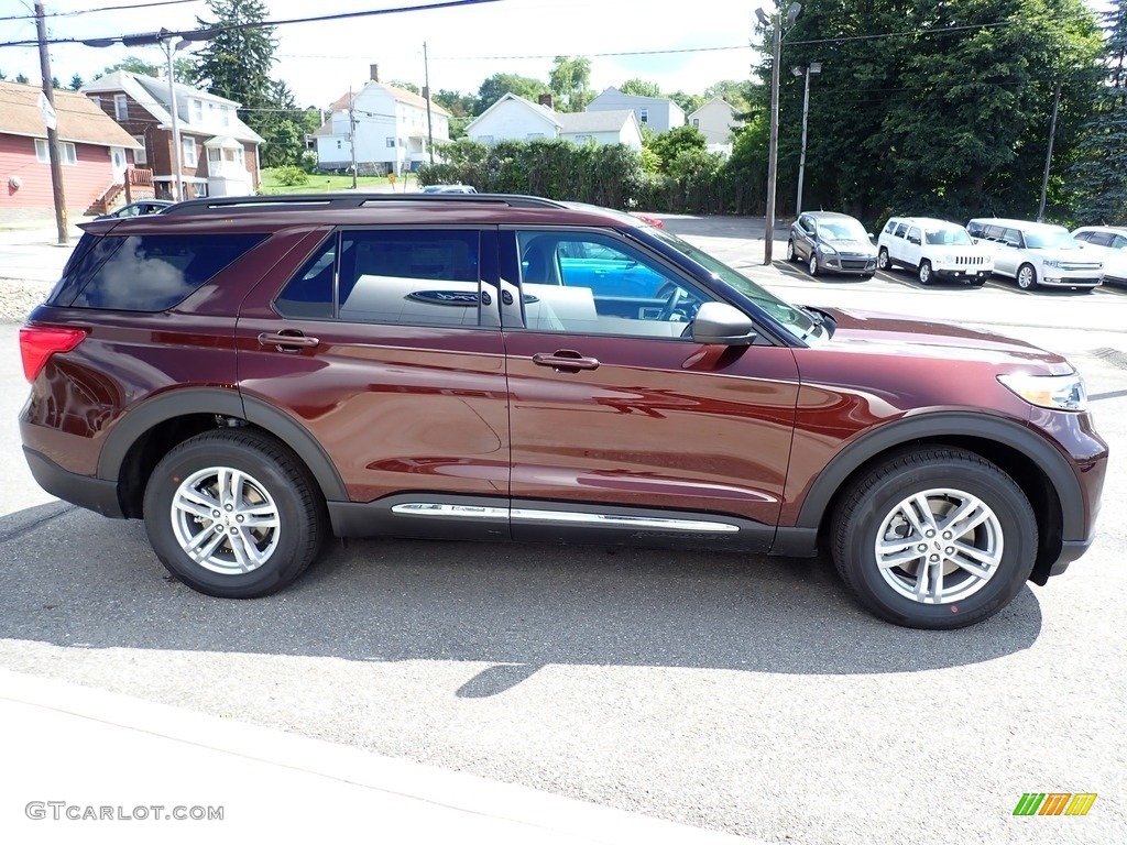 2020 Explorer XLT 4WD - Rich Copper Metallic / Ebony photo #7