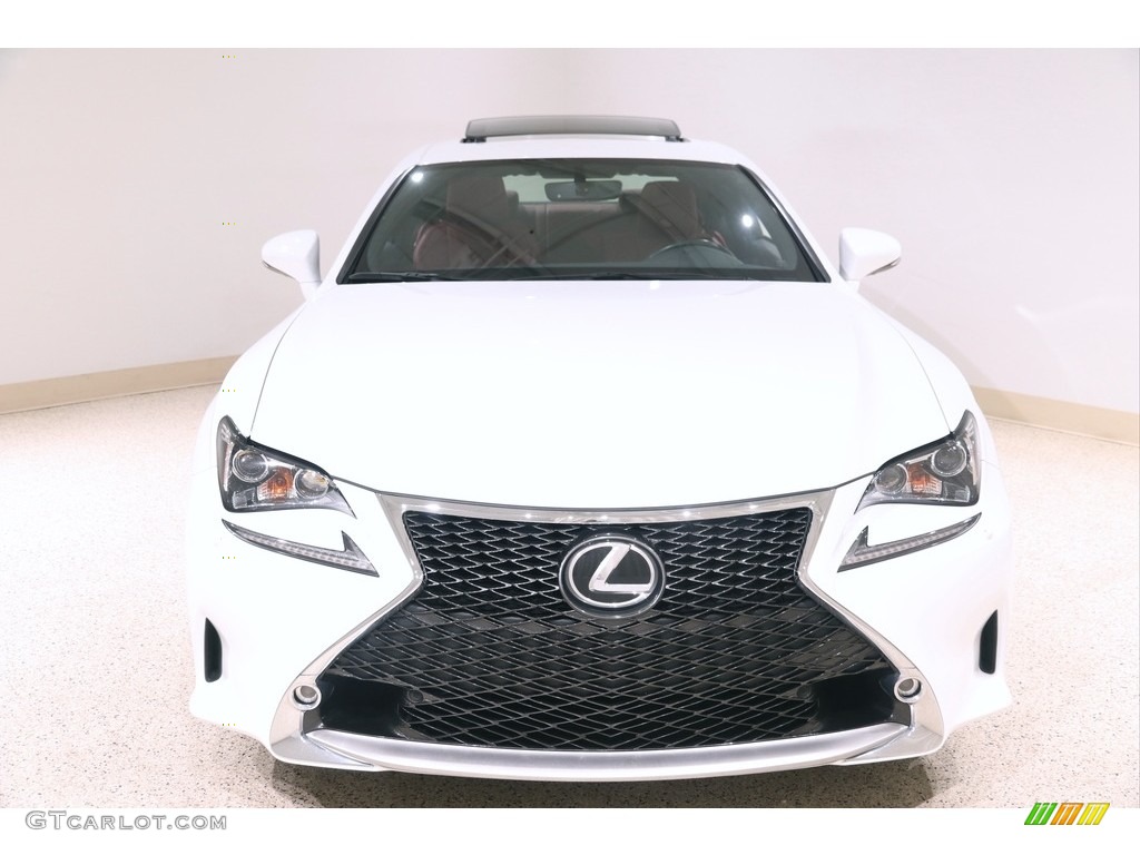 2017 RC 300 F Sport AWD - Ultra White / Rioja Red photo #2