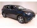 2018 Galactic Aqua Mica Toyota RAV4 LE AWD  photo #1