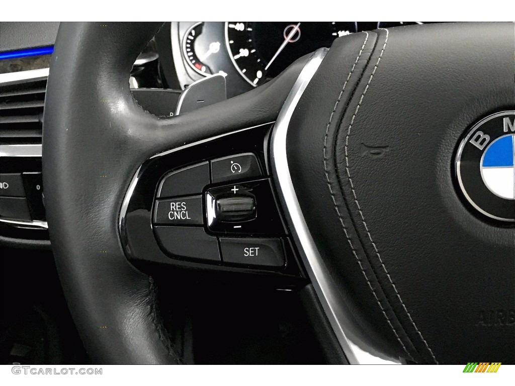 2017 5 Series 530i Sedan - Mineral White Metallic / Black photo #18
