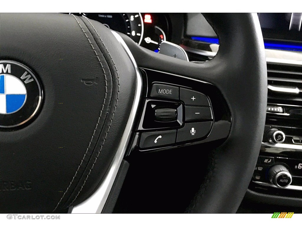 2017 5 Series 530i Sedan - Mineral White Metallic / Black photo #19