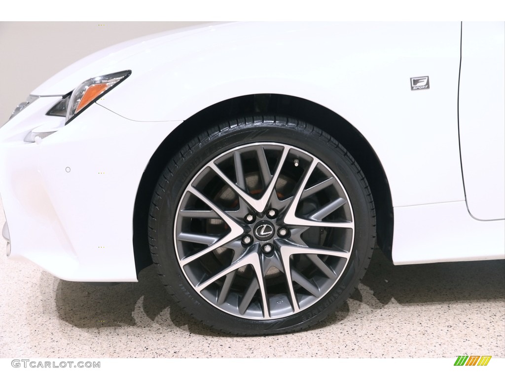 2017 RC 300 F Sport AWD - Ultra White / Rioja Red photo #32