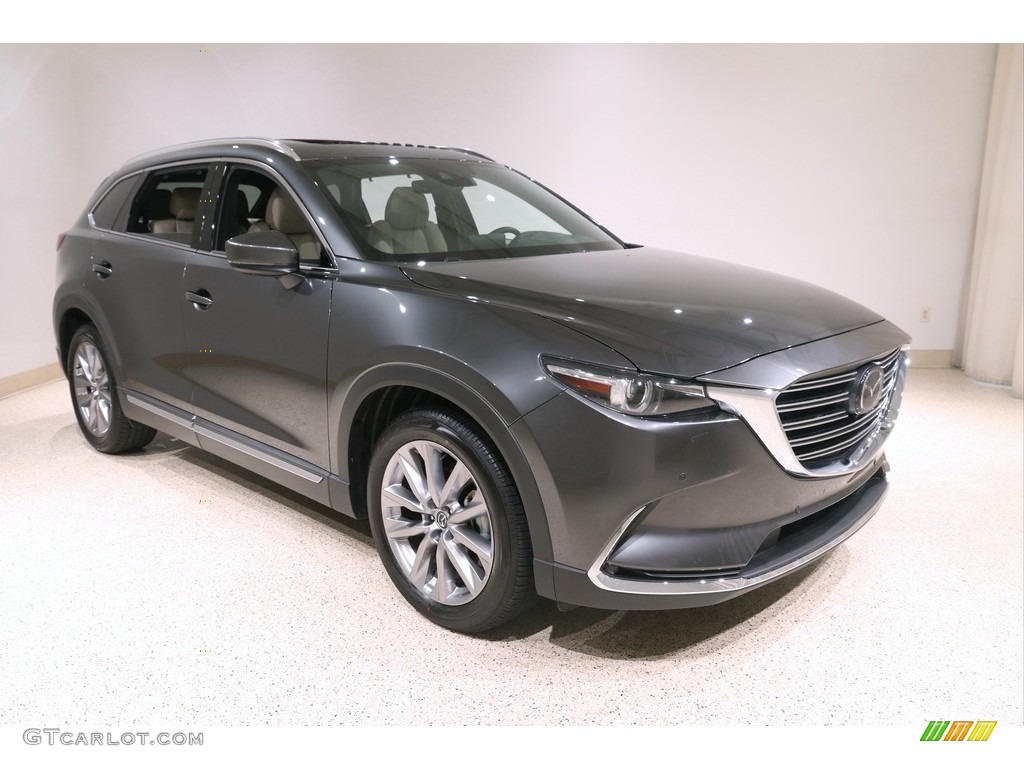 2020 CX-9 Grand Touring AWD - Machine Gray Metallic / Sand photo #1