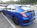 2018 Aegean Blue Metallic Honda Civic EX Hatchback  photo #2