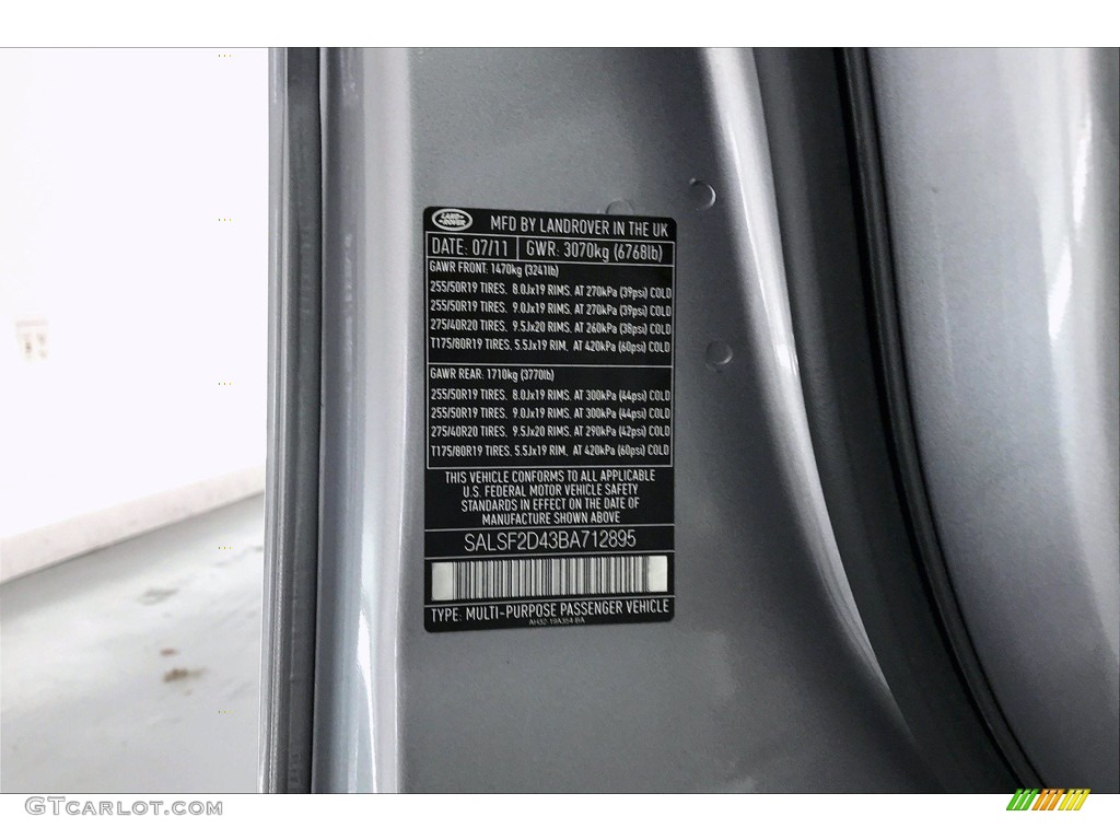 2011 Range Rover Sport HSE - Stornoway Grey Metallic / Ebony/Ebony photo #24