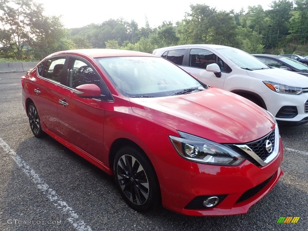 Red Alert 2017 Nissan Sentra SR Turbo Exterior Photo #139145558