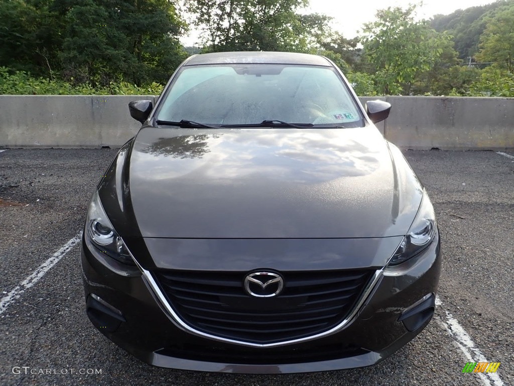 2016 MAZDA3 i Sport 4 Door - Titanium Flash Mica / Black photo #3