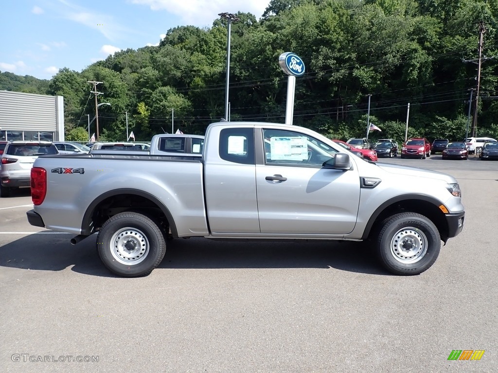 Iconic Silver 2020 Ford Ranger XL SuperCab 4x4 Exterior Photo #139147190