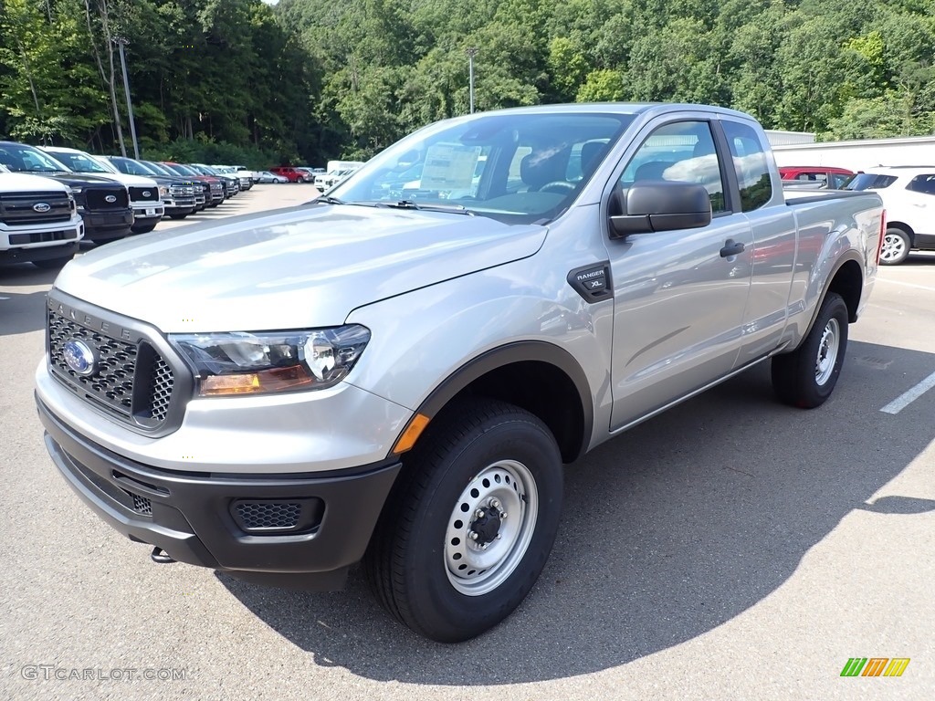 Iconic Silver 2020 Ford Ranger XL SuperCab 4x4 Exterior Photo #139147262