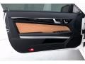 Natural Beige/Black 2017 Mercedes-Benz E 400 Coupe Door Panel