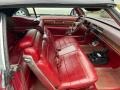 1975 Cadillac Eldorado Medium Red Interior Front Seat Photo