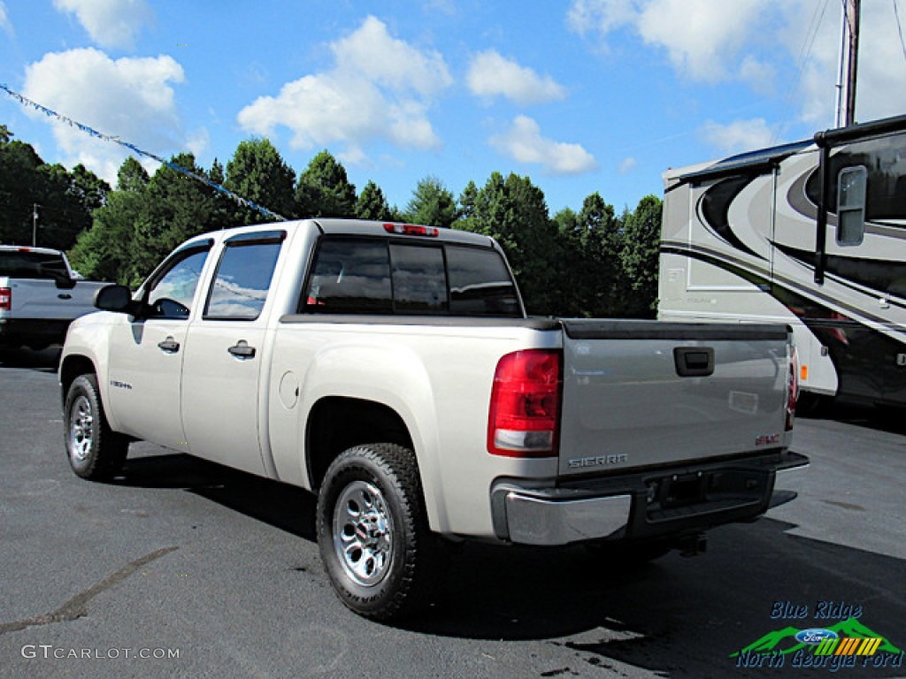 2008 Sierra 1500 SLE Crew Cab - Silver Birch Metallic / Dark Titanium photo #3