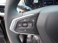 Jet Black/Almond Butter 2021 Chevrolet Trailblazer ACTIV AWD Steering Wheel