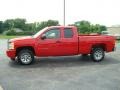 2007 Victory Red Chevrolet Silverado 1500 LS Extended Cab  photo #1