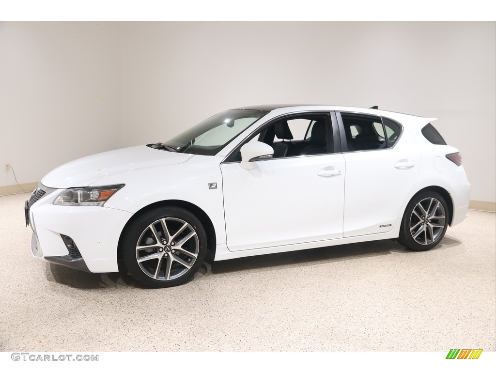 2017 CT 200h F Sport Hybrid - Ultra White / Black photo #3