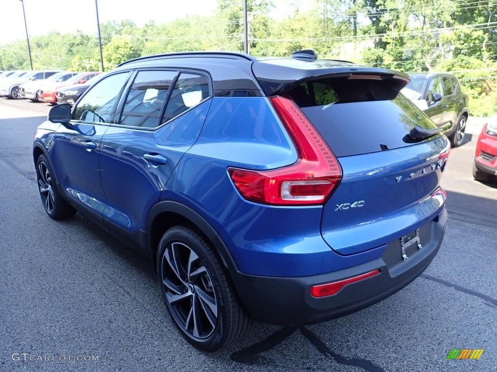 Bursting Blue Metallic 2021 Volvo XC40 T5 R-Design AWD Exterior Photo #139152154