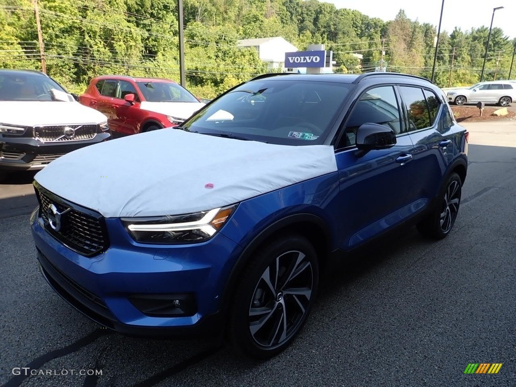 2021 XC40 T5 R-Design AWD - Bursting Blue Metallic / Charcoal photo #5